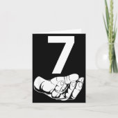 Funny Six Seven Gen Alpha Slang Meme 6 7 Matching Kaart (Voorkant)