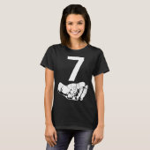 Funny Six Seven Gen Alpha Slang Meme 6 7 Matching  T-shirt (Voorkant volledig)