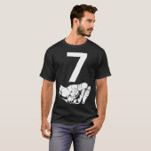 Funny Six Seven Gen Alpha Slang Meme 6 7 Matching  T-shirt (Voorkant volledig)