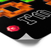 Funny Six Seven I Was 6 Now I'm 7 Game Xel 7th Bir Poster (Hoek)