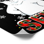 Funny Six Seven Lar Bear Christmas 67 Santa Hat Wi Poster (Hoek)