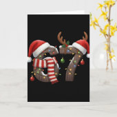 Funny Six Seven Meme 6-7 Xmas 67 Christmas Lights  Kaart (Gele Bloem)