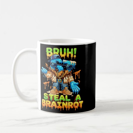 Funny Six Seven Meme - Bruh Steal A Brainrot - Fun Koffiemok (Links)