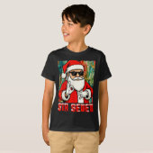 Funny Six Seven Meme Christmas Cool Santa Saying 6 T-shirt (Voorkant volledig)