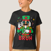 Funny Six Seven Meme Christmas Nutcracker Bruh Men T-shirt (Voorkant)