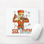 Funny Six Seven Meme Christmas Nutcracker Men Wome Muismat (Met muis)