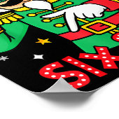 Funny Six Seven Meme Christmas Nutcracker Saying 6 Poster (Hoek)