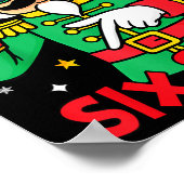 Funny Six Seven Meme Christmas Nutcracker Saying 6 Poster (Hoek)