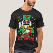 Funny Six Seven Meme Christmas Nutcracker Saying 6 T-shirt (Voorkant)