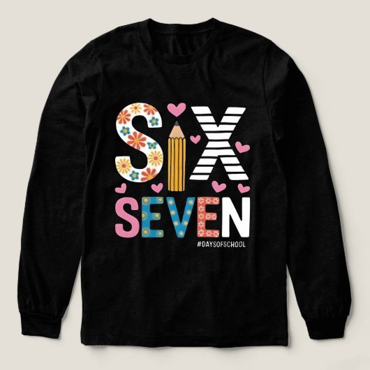 Funny Six Seven Meme: Teacher Explains 6-7 Tri-Blend Shirt (Voorkant)