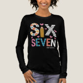 Funny Six Seven Meme: Teacher Explains 6-7 Tri-Blend Shirt (Voorkant)