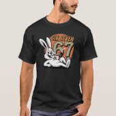 Funny Six Seven Rabbit Smoking Easter T-shirt (Voorkant)