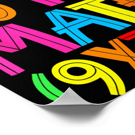 Funny Six Seven Teacher Student Bruh Do The Math 6 Poster (Hoek)