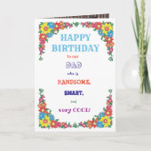 Funny Sjabloon voor Birthday (Voorkant)