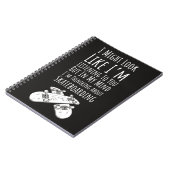 Funny Skater Gifts Skateboarder Sports Skating Notitieboek (Linkerzijde)