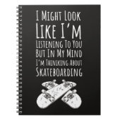 Funny Skater Gifts Skateboarder Sports Skating Notitieboek (Voorkant)