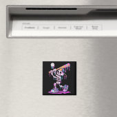 Funny Skeleton Baseball Drip Boys Youth Kinder Hal Magneet (Insitu (Vaatwasser))