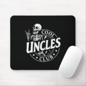 Funny Skeleton Cool Uncles Club New Uncle Men Muismat (Met muis)