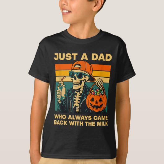 Funny Skeleton Dad Quote Retro Gift For Father’s D T-shirt (Voorkant)