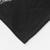 Funny Skeleton Dancing Construction Worker Costume Fleece Deken (Hoek)