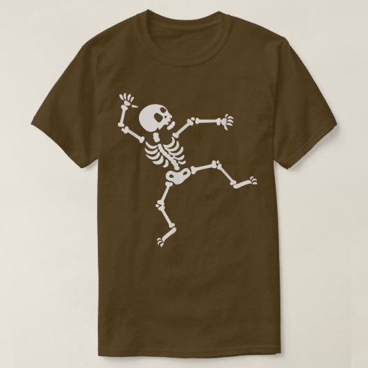 Funny Skeleton Dansend Meme Halloween Spooky Gift T-shirt (Design voorkant)