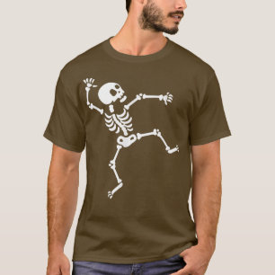 Funny Skeleton Dansend Meme Halloween Spooky Gift T-shirt