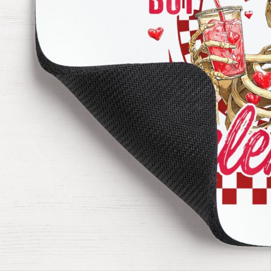 Funny Skeleton Dead Inside But It's Valentine's Da Muismat (Hoek)