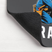 Funny Skeleton Electrician N For A Livin Long Slee Muismat (Hoek)