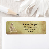 Funny Skeleton Etiket (Insitu)