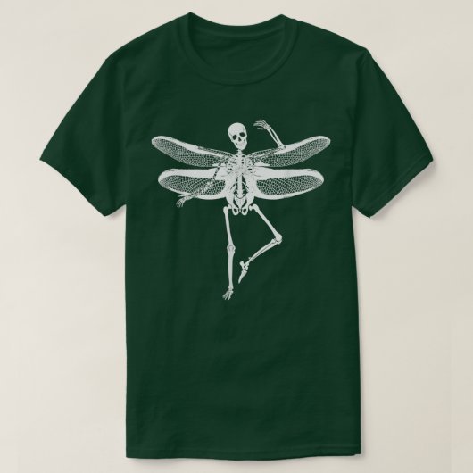 Funny Skeleton Fairy Grunge Fairycore Aesthetic T-shirt (Design voorkant)