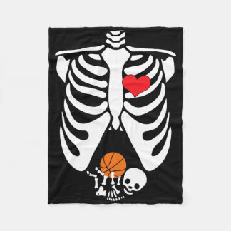 Funny Skeleton Fleece Deken