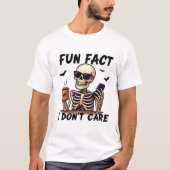 Funny Skeleton Halloween T-shirt (Voorkant)