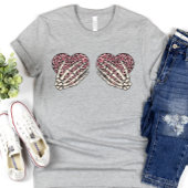 Funny Skeleton Hands Valentijnsdag T-shirt