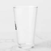 Funny Skeleton Kat Schedel Kitten Lieve Kat Goth H Glas (Links)