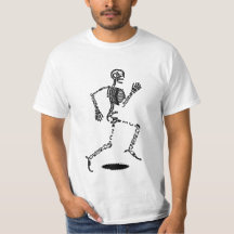 Funny Skeleton met woorden
