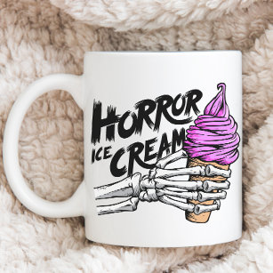 Funny Skeleton Mok, Horror Ice Cream Koffiemok