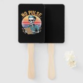 Funny Skeleton Nurse No Pulse Design � Dark Humor  Handwaaier (Voorkant en achterkant)