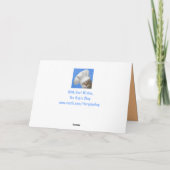 Funny Skeleton, pompoen, zonnebloem, Halloween Kaart (Achterkant)