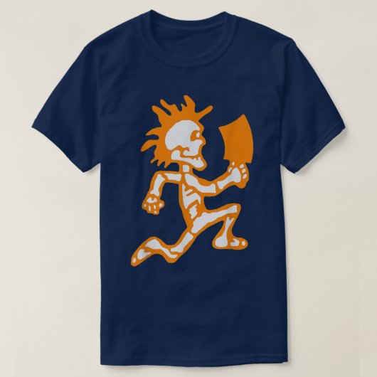 Funny Skeleton Psychopathic T-Shirt (Design voorkant)