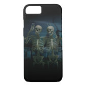 Funny Skeleton Selfie iPhone 7 Hoesje (Achterkant)
