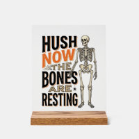 Funny Skeleton Shirt, Hush Nu Halloween Gravure