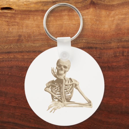 Funny Skeleton Sleutelhanger (Voorkant)