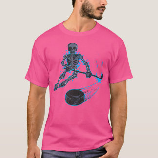 Funny Skeleton Spelend IJskuid T-shirt