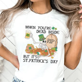 Funny Skeleton St. Patrick's Day T-shirt