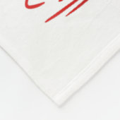 Funny Skeleton Stay Sitive Shark Beach Motivationa Fleece Deken (Hoek)