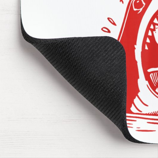 Funny Skeleton Stay Sitive Shark Beach Motivationa Muismat (Hoek)