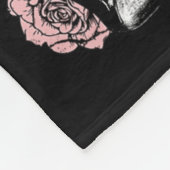 Funny Skeleton Stuck Between Idk Idc Idgaf Hallowe Fleece Deken (Hoek)