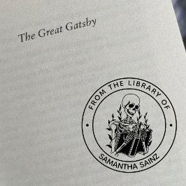 Funny Skeleton uit de bibliotheek van het Gotisch  Rubberstempel