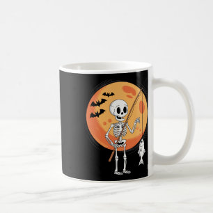 Funny Skeleton Vist liefhebbers van Moon Spooky Ha Koffiemok