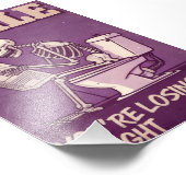 Funny Skeleton Weight Loss Poster (Hoek)